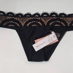 PILYQ Lace Bikini Bottoms